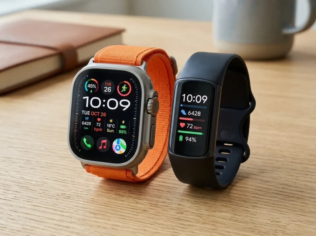 smartwatch vs fitness band comparison