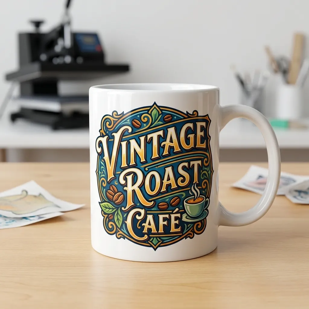 Epson SureColor F170 sublimation transfer on mug