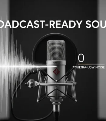 Neumann TLM 103 microphone capturing a pristine, low-noise vocal recording in an acoustically treated environment.